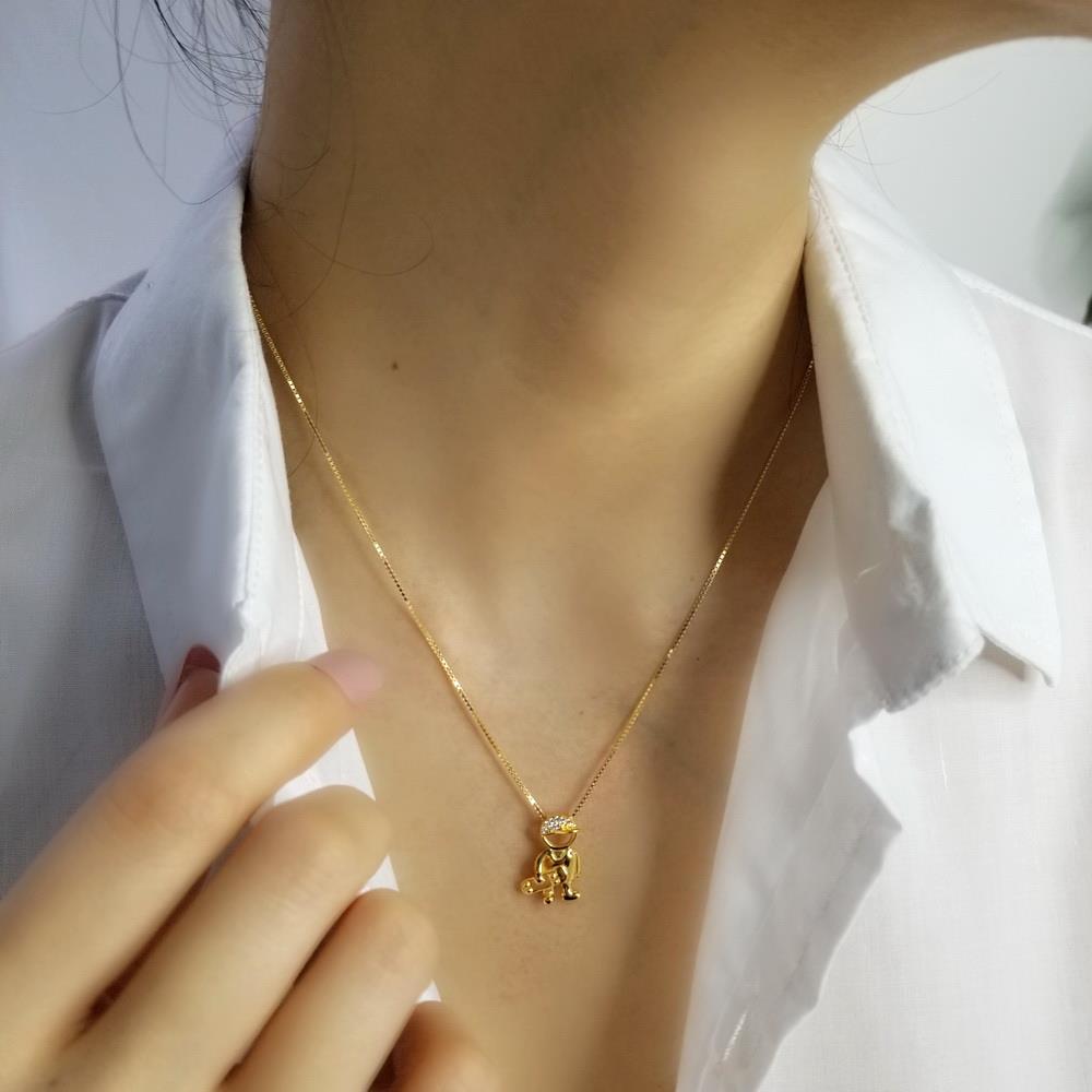 Gold Plated Sterling Silver CZ Necklace | eBay