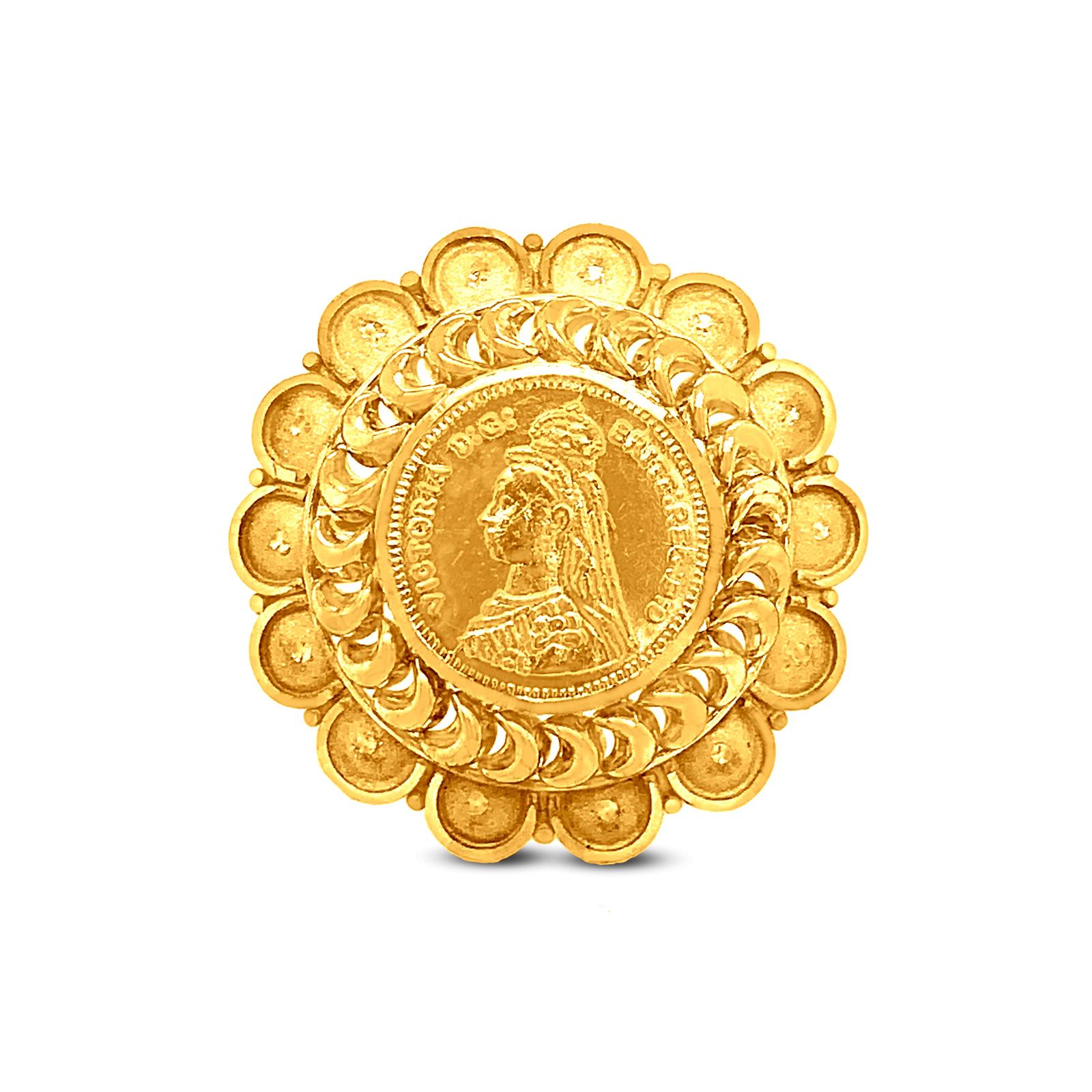 Buy 18K Gold Vermeil Queen Crown Ring Online in India - Etsy