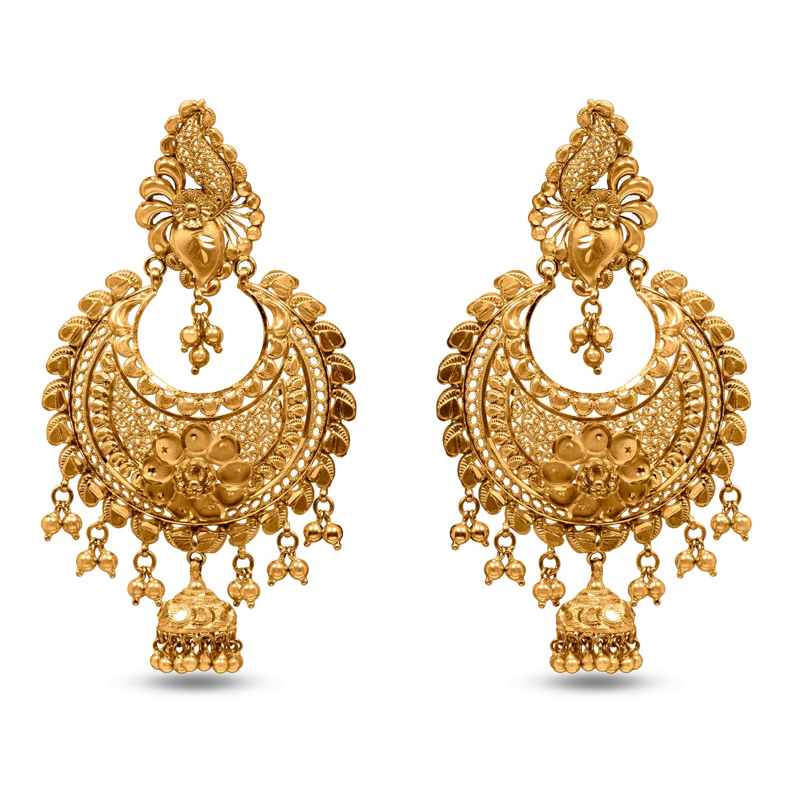 Aggregate 208+ 22k gold chandbali earrings super hot
