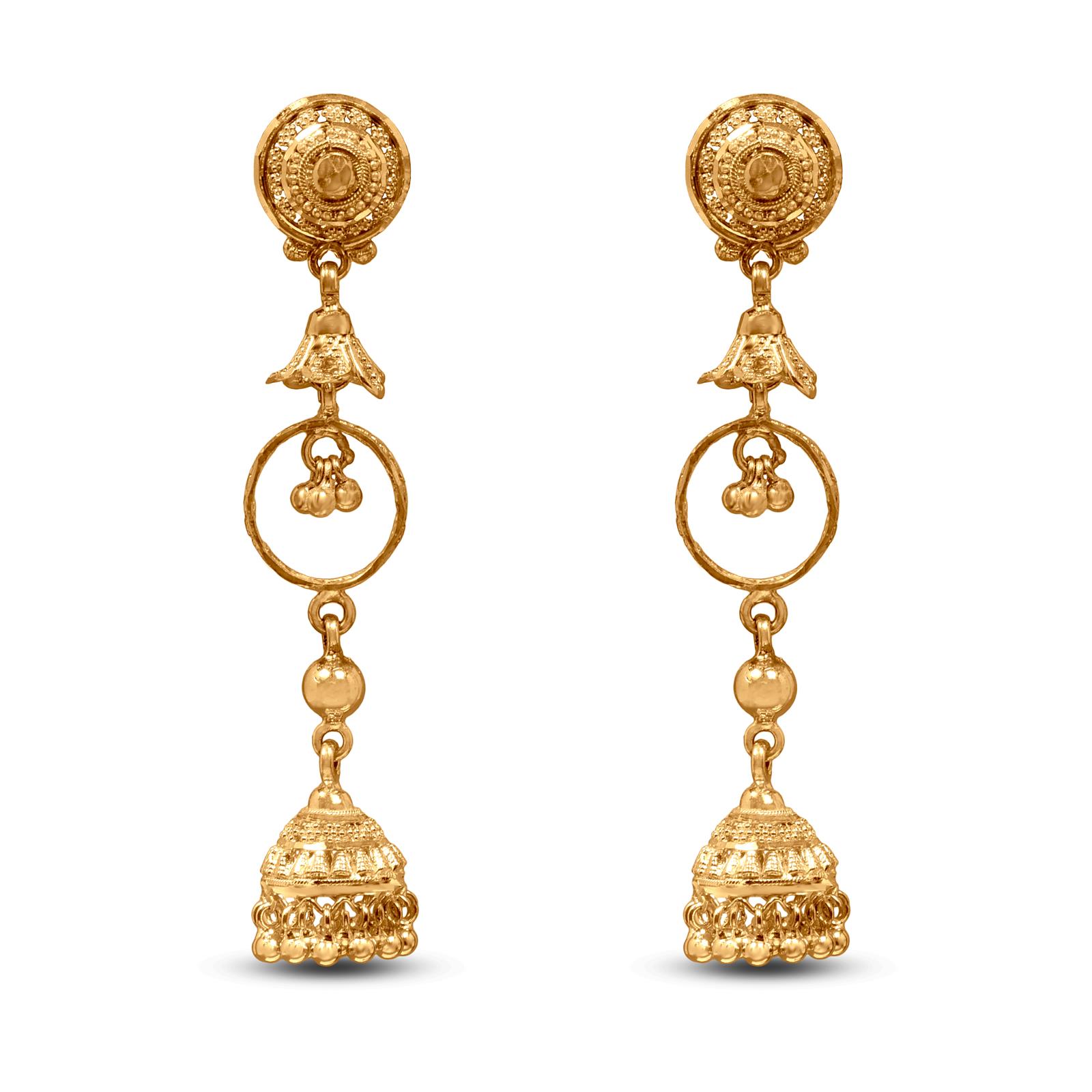 Elegant off White Pearl and Stone Designer Gold Plated Turquoise Drop  Jhumka Earring - Styylo Fashion - 3797172