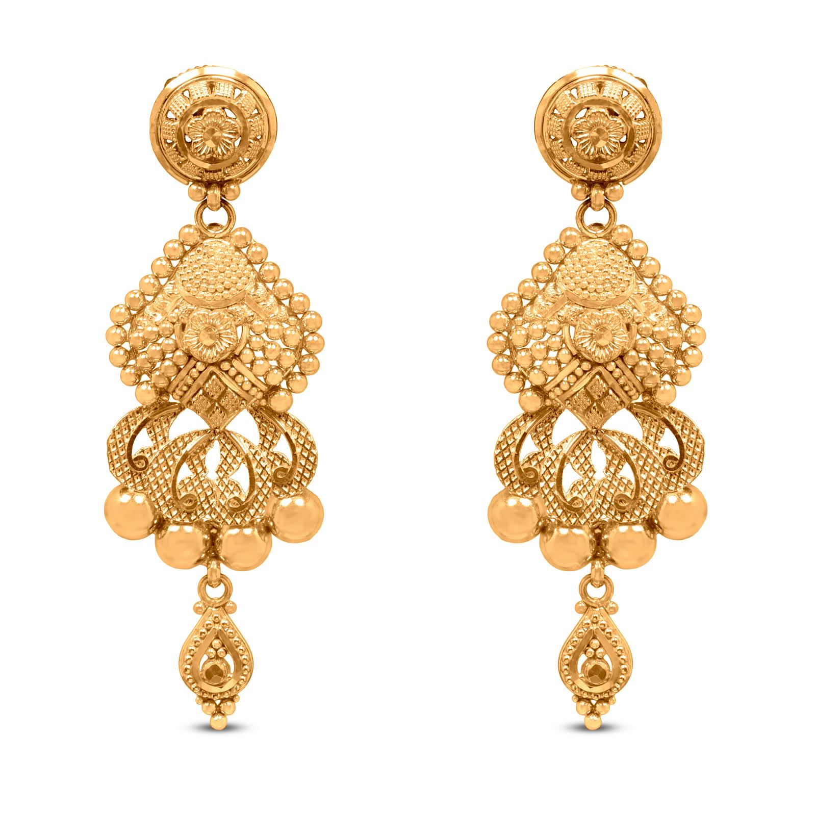 Buy online Ravishing Rain Drop Gold Earrings from fashion jewellery for  Women by Stilskii for ₹1099 at 24% off | 2024 Limeroad.com