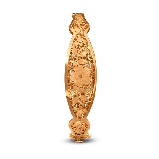Turkish Flower Design Bracelet In 22K Gold