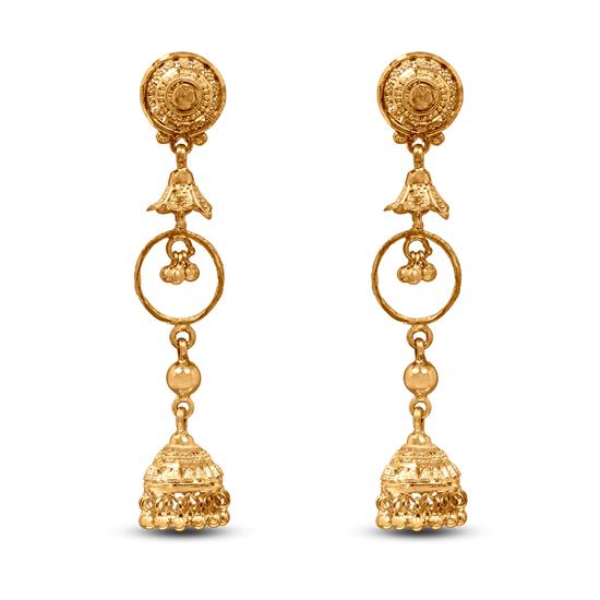 Gold earrings for women | Gold earrings latest design | Jos Alukkas