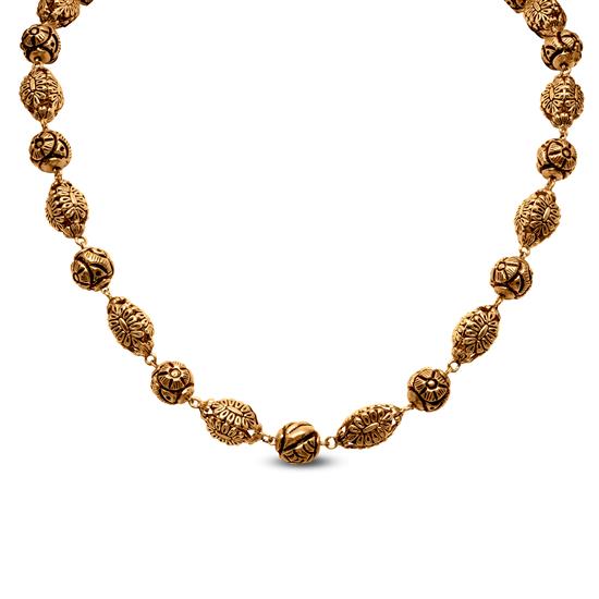 Buy Layered Chain In 22K Gold With Rhodium Online