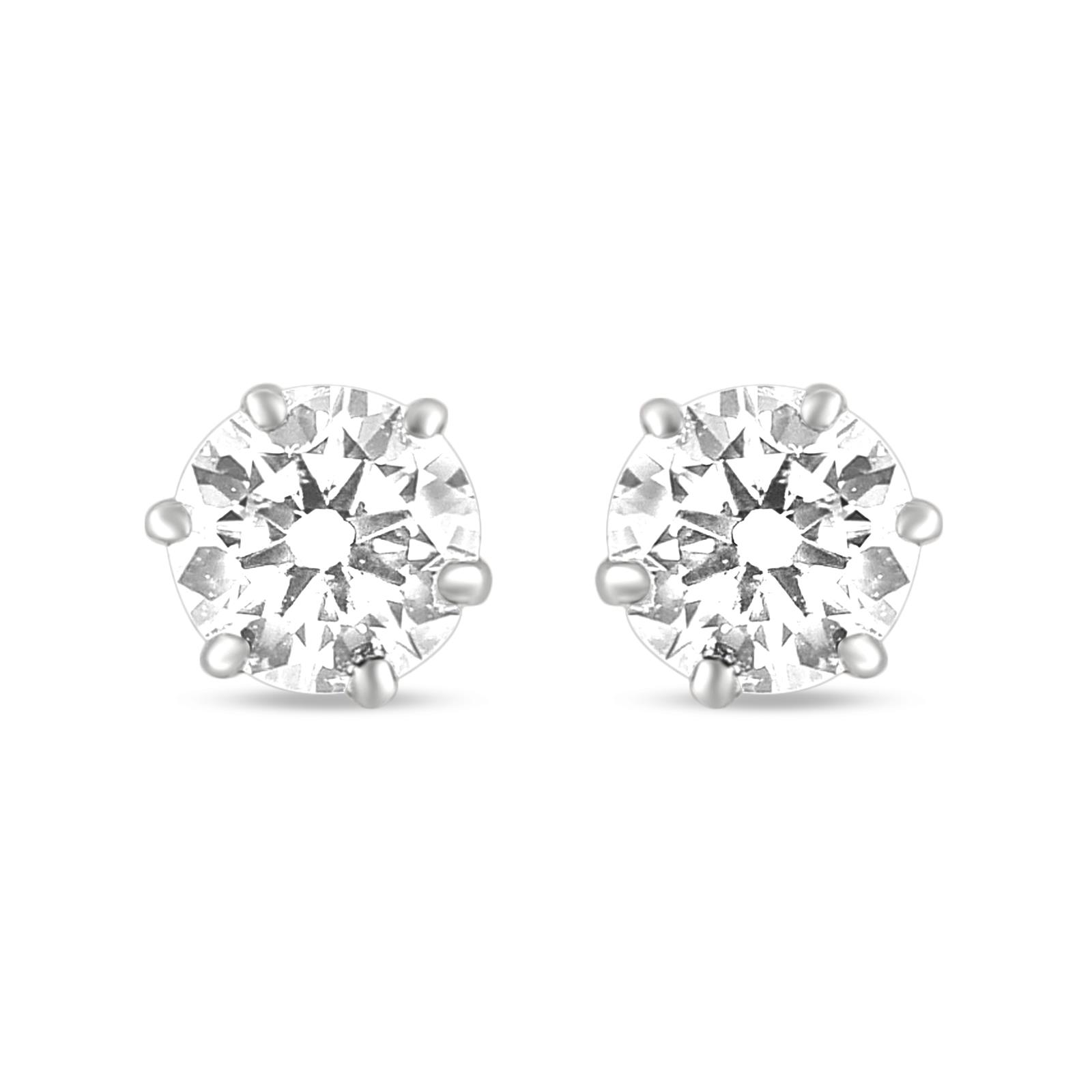 14k White Gold 1ctw Lab Grown Diamond Studs