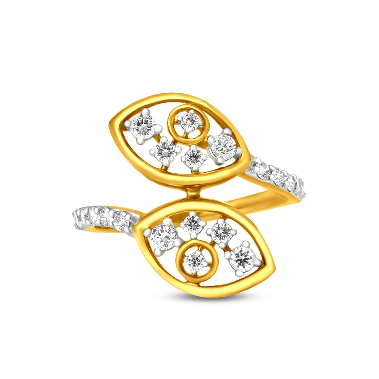 Buy Candere by Kalyan Jewellers BIS Hallmark 18K Yellow Gold Heart Ring  online