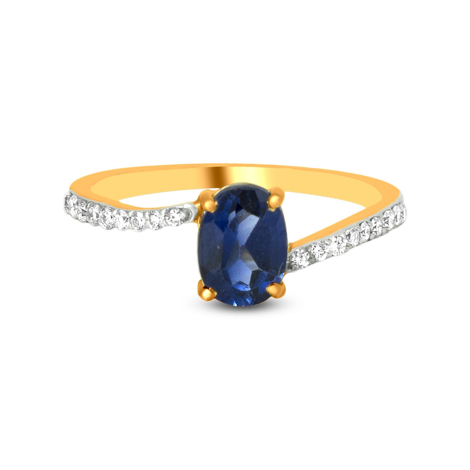 Natural Pear Shape Blue Sapphire Engagement Ring in 14k Gold / Genuine Sapphire  Ring Available in Hallmarked Gold, Rose Gold, and White Gold - Gems N  Diamond