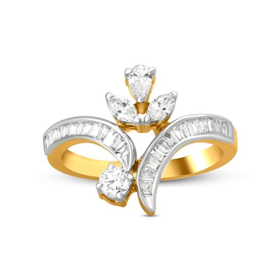 Crown Ring 1/10 ct tw Diamonds 10K Yellow Gold | Kay