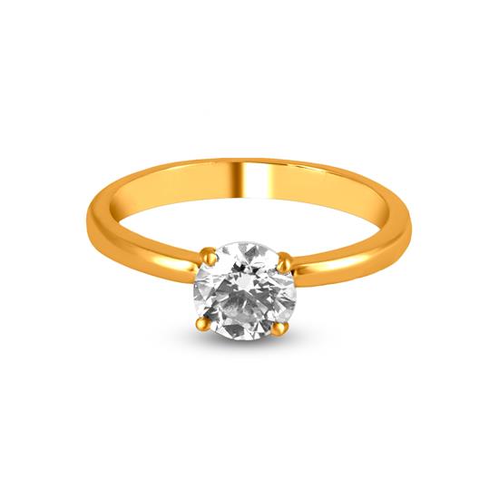 Buy 18Kt Single Diamond Ring For Engagement 148U6552 Online from Vaibhav  Jewellers