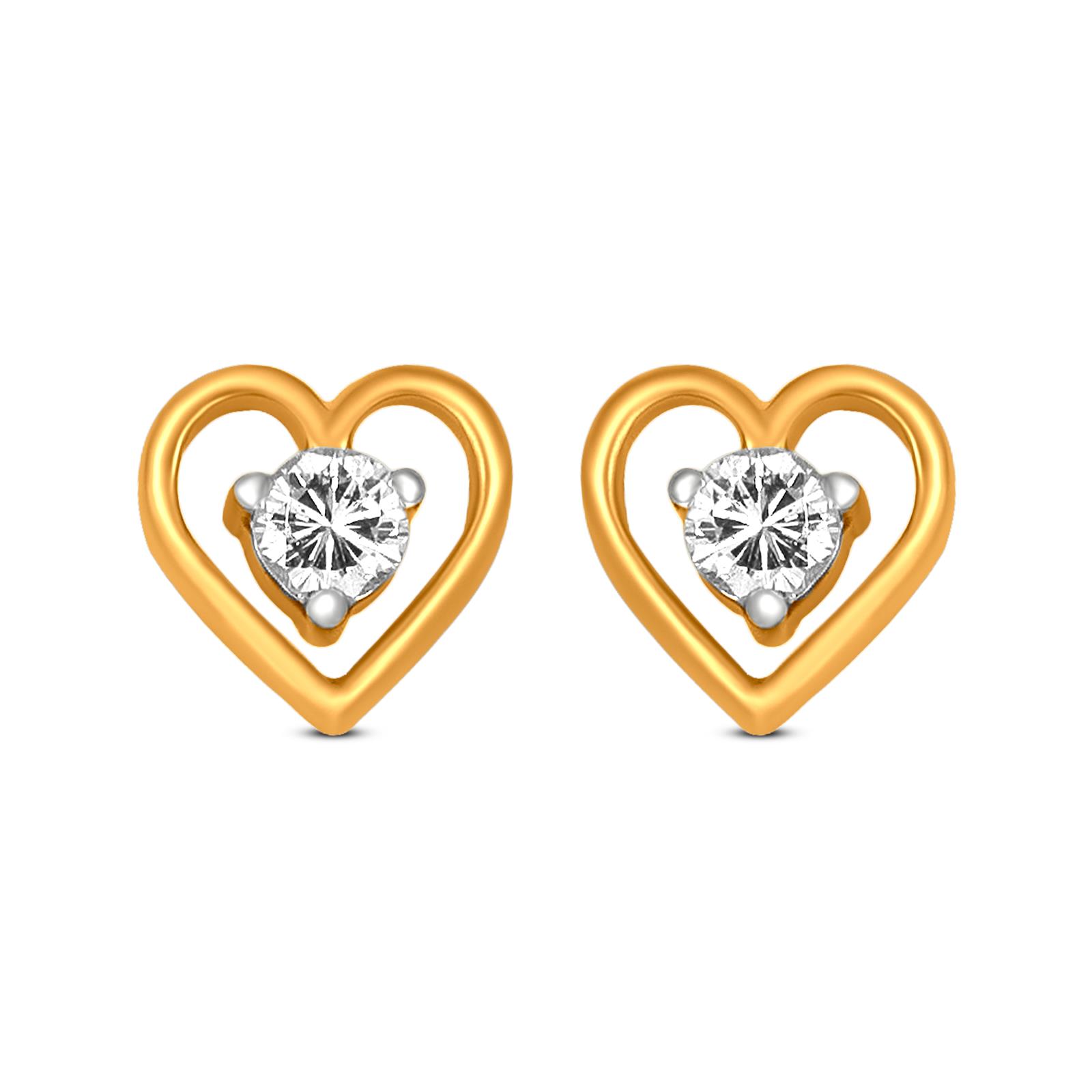 18ct White Gold Pear Cut Diamond 1.00ct Rub Over Stud Earrings