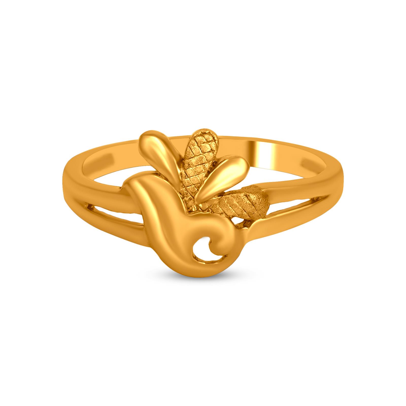 14K Gold Hand Engraved Ring [2.5mm width] Old English Design - Barrel