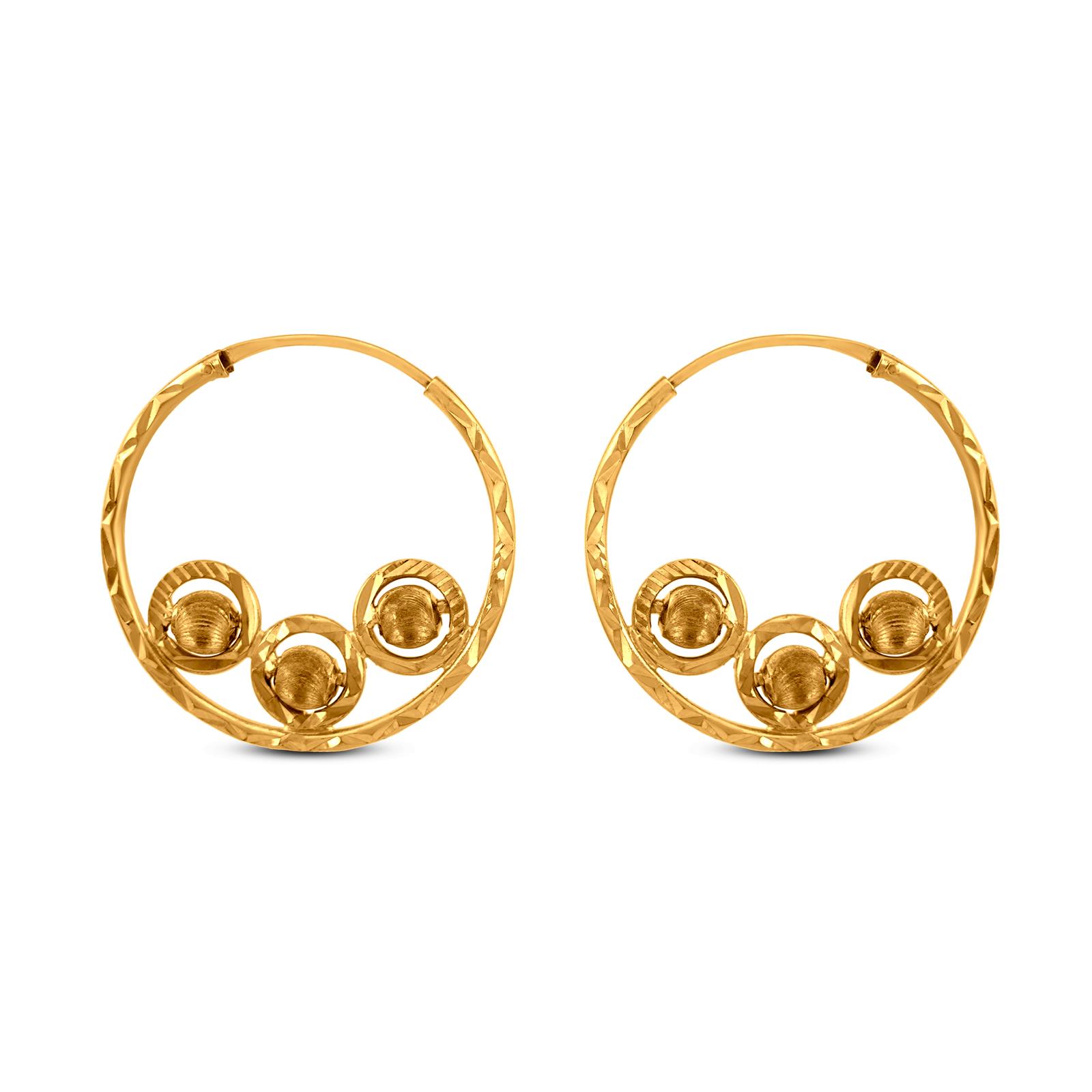 Cynthia Small Silver and Gold Linked Circle Earrings - Lila Clare Jewelry