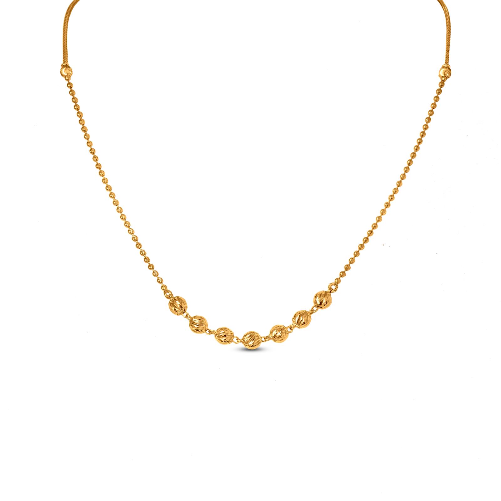 Buy online Gold Plated Capped Onyx Long Bead Chain Necklace from fashion  jewellery for Women by Admier for ₹409 at 66% off | 2024 Limeroad.com