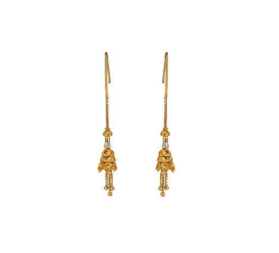 22k gold deals sui dhaga earrings