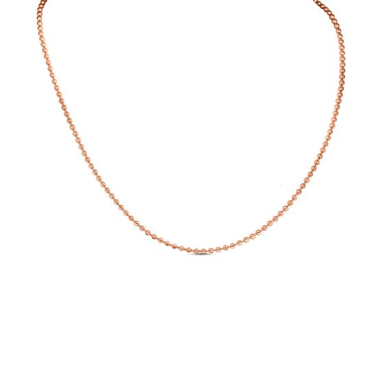 Bead Chain In 18K Rose Gold