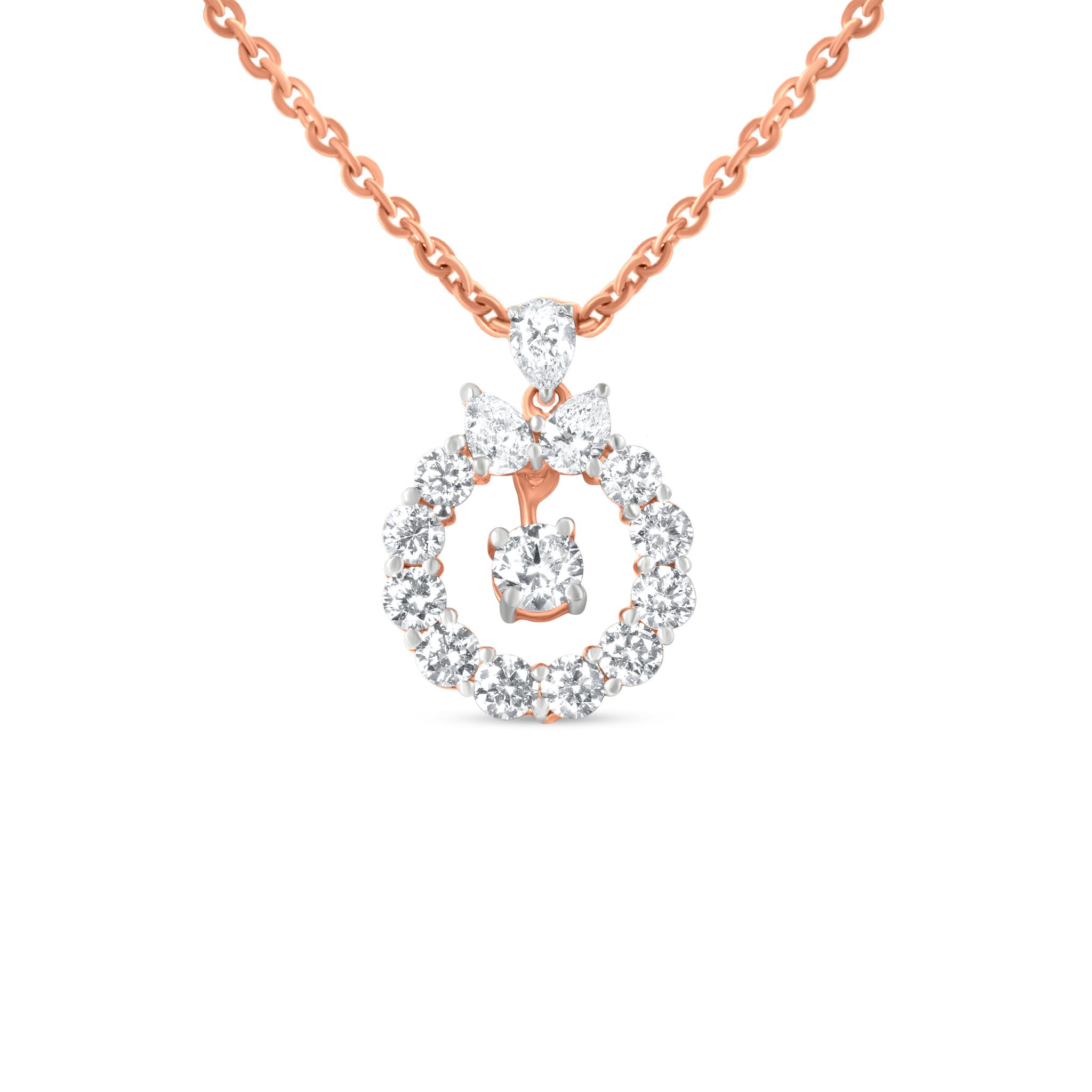 Contemporary diamond store pendant