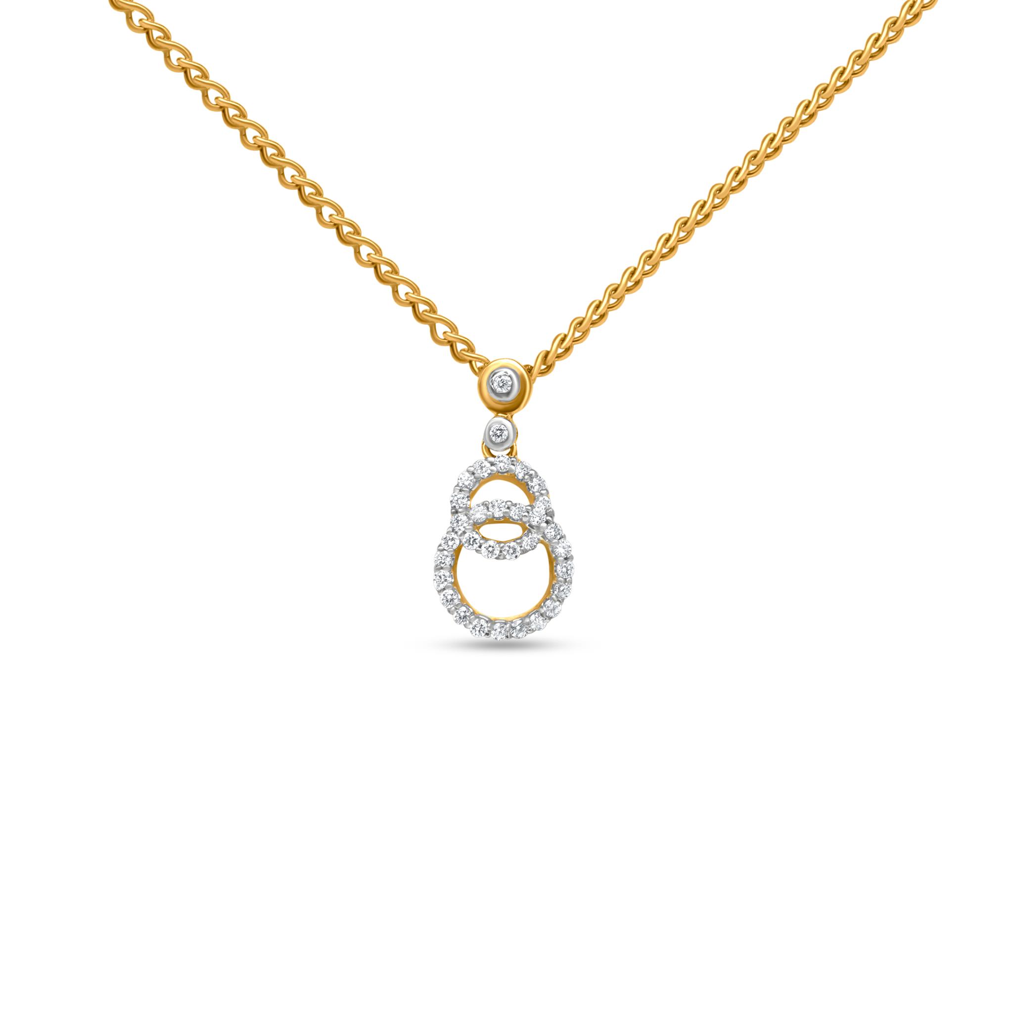 14K White Gold Lab-Created Diamond Solitaire Pendant Necklace (0.25 CTW F-G  SI)