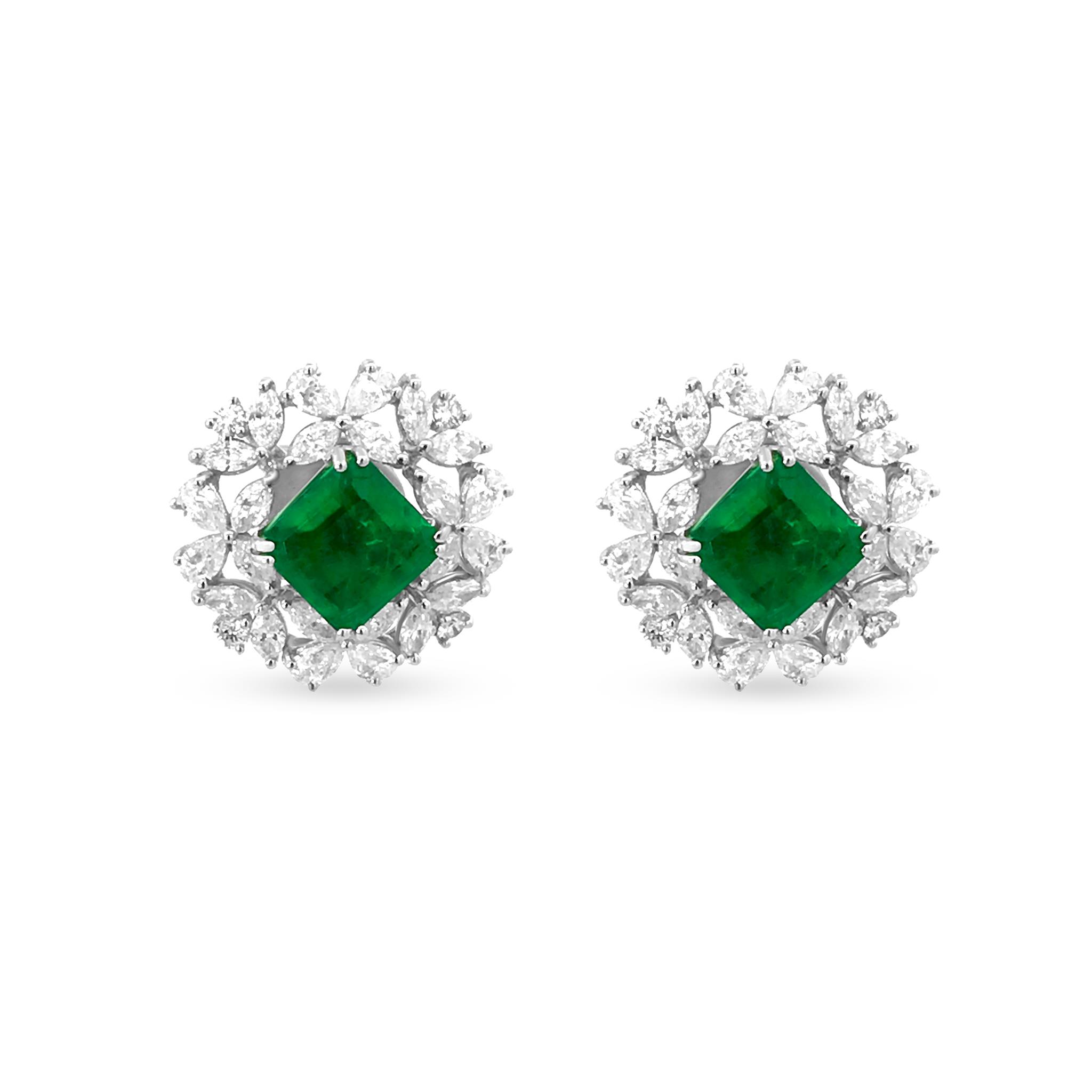 Lés Néréides Multicolor Pink La Diamantine 7 Stones Earrings | Mustahöyhen  Online Boutique