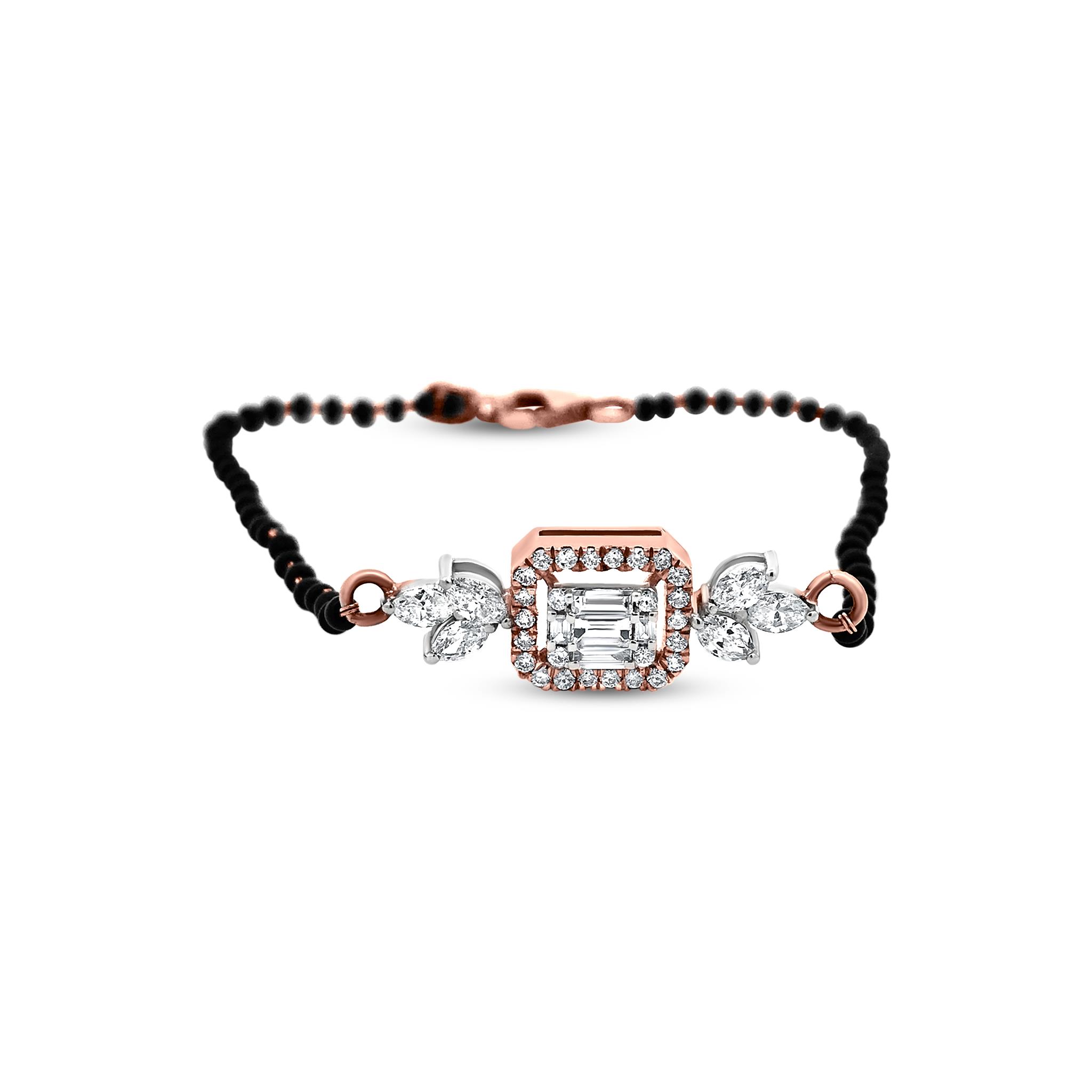 Rose Gold Dazzling Hearts Bracelet – GIVA Jewellery