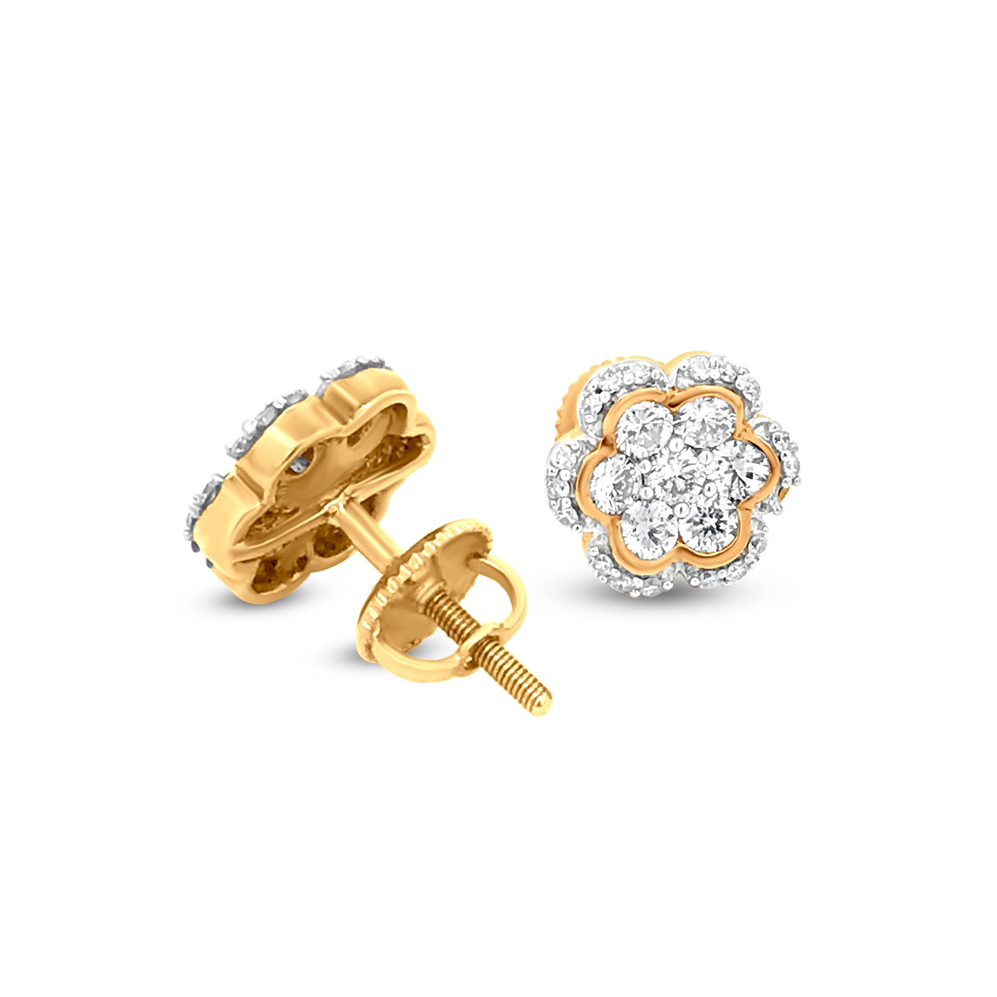 Petite Infinity Stud Earrings in 18K Yellow Gold with Diamonds, 7.8mm |  David Yurman