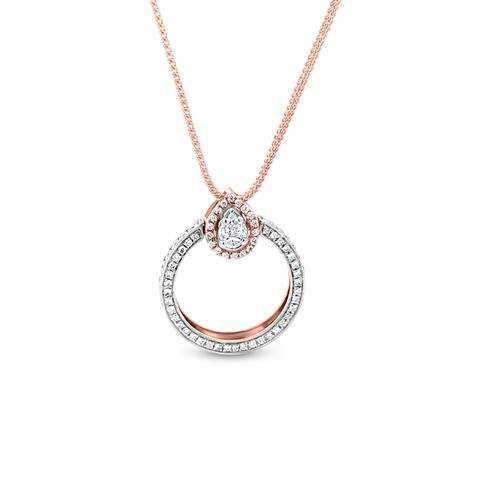 Simple Diamond Necklace in White Gold : 43841 : Arden Jewelers