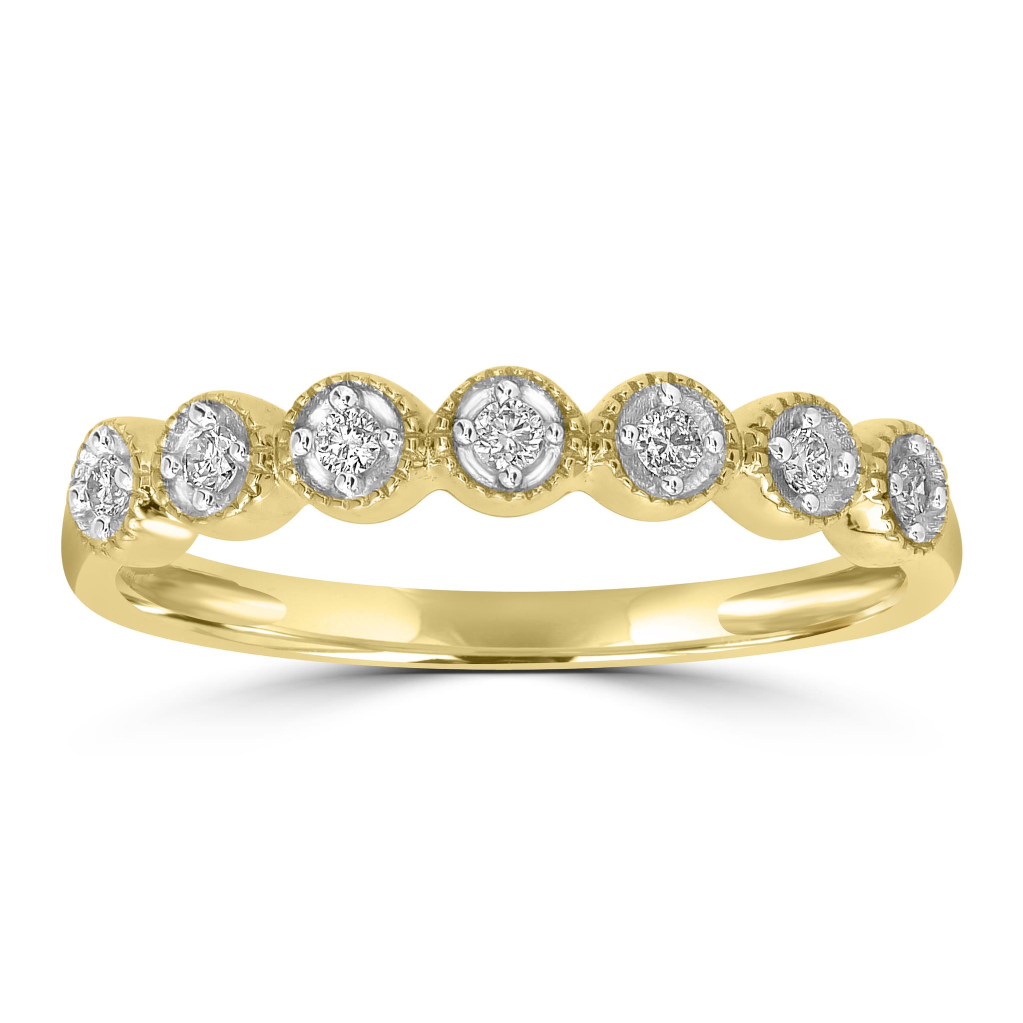 14K Yellow Gold Men's Custom Ring with Aquamarine